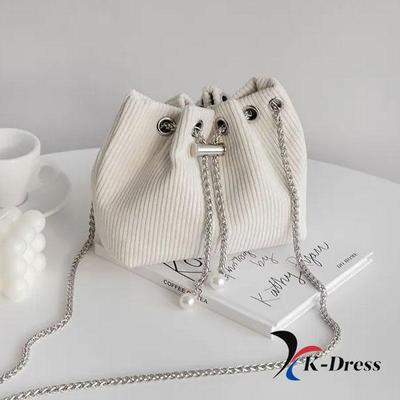 Mini kabelka s manšestrovým řetízkem (1 Barva)