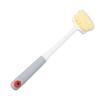Long Handle Foot Brush Comfortable Foot Massage Multifunctional Manual Toe Brush for Remove Dead Skin
