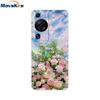 For Huawei P60 Pro Case Cute Heart Cartoon Painted Silicone Clear TPU Back Cover For Huawei P 60 P60 2023 P60Pro Phone Cases