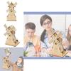 Maison à vent électrique personnalisable en bois à monter soi-même, jouet éducatif STEM pour les élèves