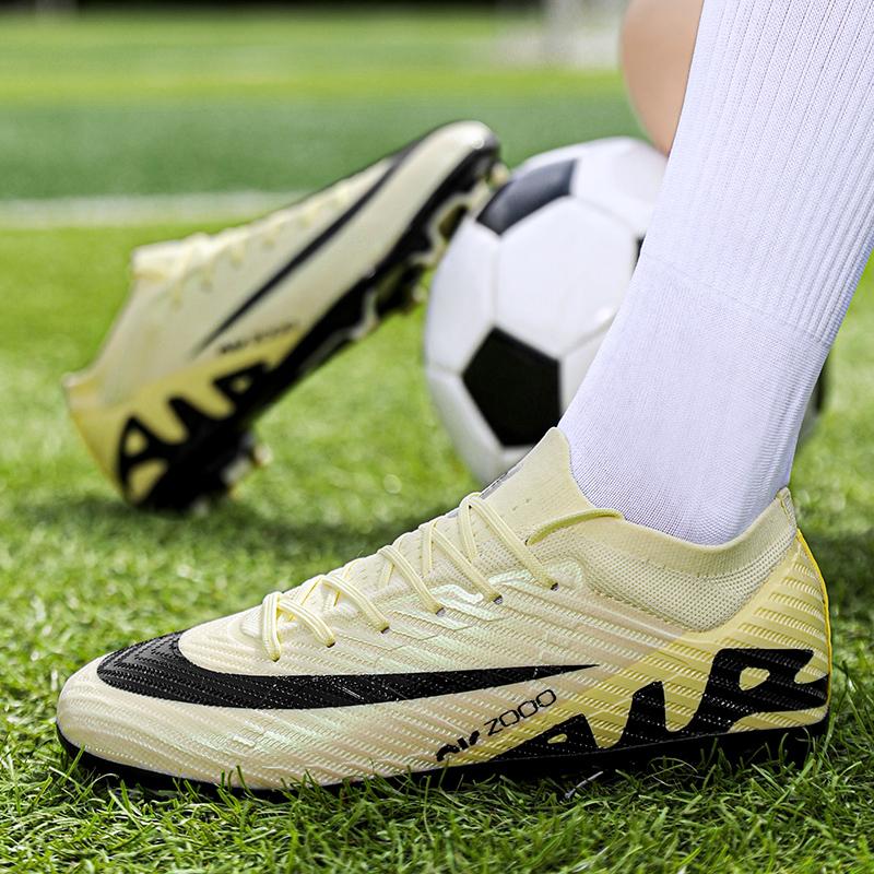 Men Soccer Shoes Professional Field Society Resistant TF/FG Long Spikes Football Boots Outdoor High Quality Original Sneakers