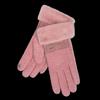 Hengyuanxiang Women's Wool Color Block Warm Gloves