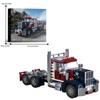 Europäischer & Amerikanischer Stil LKW-Kopf Bausteine Verbindbarer Containeranhänger Modell Pädagogische Bausteine Spielzeug für Kinder Geschenke