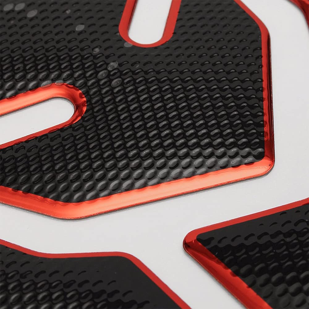 Bowarepro 3D Gas Tank Pad Motorcycle Gas Fuel Tank Decal Soft Rubber Tank