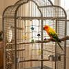 Colorful Star Parrot Climbing Net Hanging Bird Stand Net Creative Bird Cage Toy  Indoor