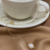 Korean Freshwater Pearl Y-Shaped Drawstring Necklace for Women - Douyin Influencer Style