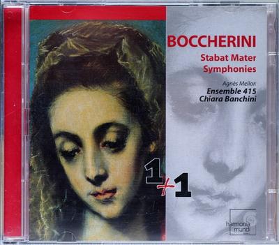 CD LUIGI BOCCHERINI - ENSEMBLE 415, CH - Stabat Mater / Symphonies HMX290193334 Harmonia Mundi  2006 France Classical Used