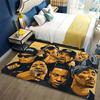 Hip‑hop Rap Music Artist Group Portrait Print Area Rug Non‑Slip Rectangular Floor Mat Music Fan Home Decor