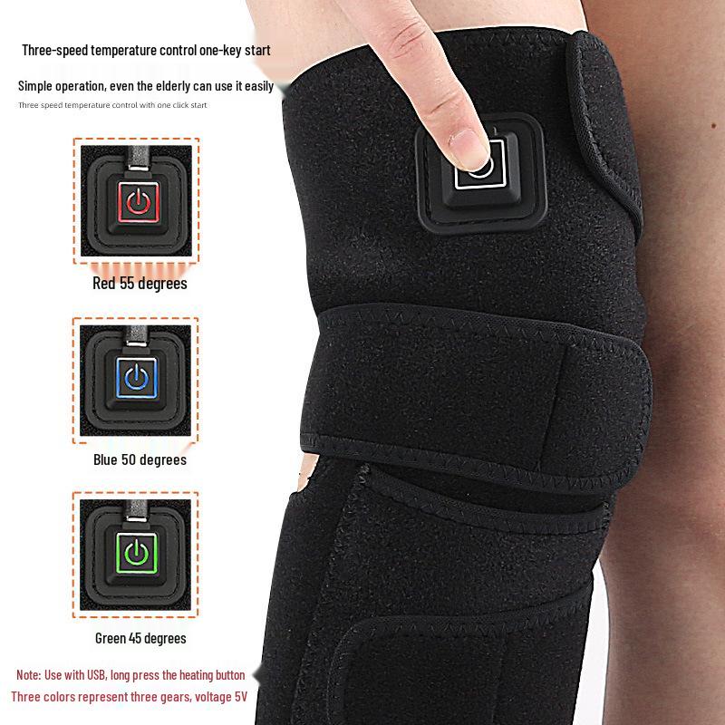 USB Heated Knee Pad with Smart Temperature Control