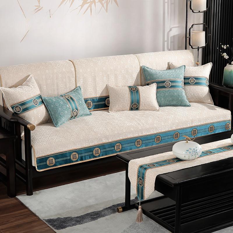 

Китайская подушка для дивана Four Seasons, универсальный нескользящий чехол для дивана, полотенце, диван из массива дерева 110*210