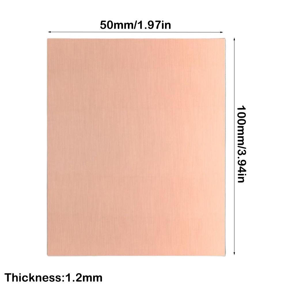 Dimensiuni Multiple Bară de Cupru Rectangulară T2 Cupru Pur Bare Plate Cupru Plat Placare Bijuterii