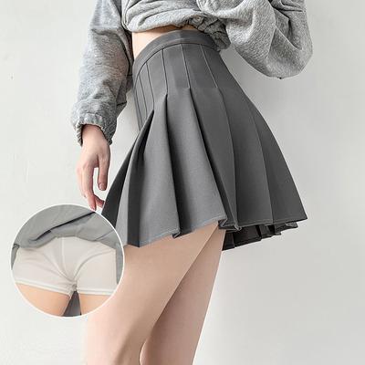 Mini Skirt Women's Summer Clothing  New In Korean Style Clothes High Waist Sexy A Line Pleated Short Elegant Skirts