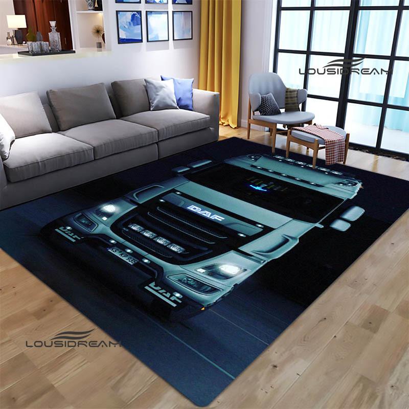 

truck Retro printed carpet non-slip soft rug for living room bedroom yoga mat outdoor kawaii decor 60*90cm
