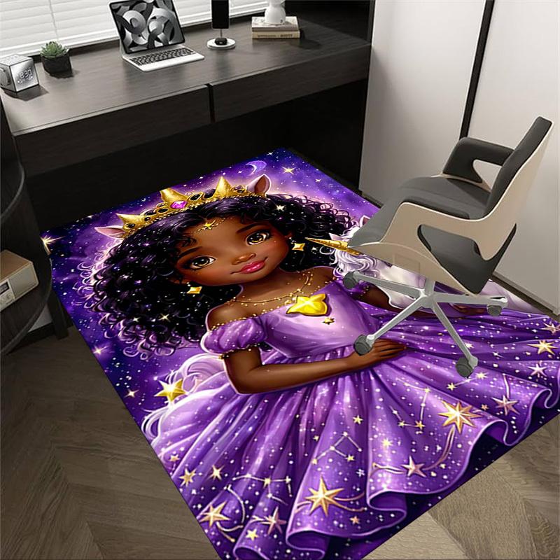 

1PC princess unicorn Extra Large Non-Slip Floor carpet, Office, family, bedroom, Studio Large Area Rug,Longlasting Material-J0407 60cm by 90cm