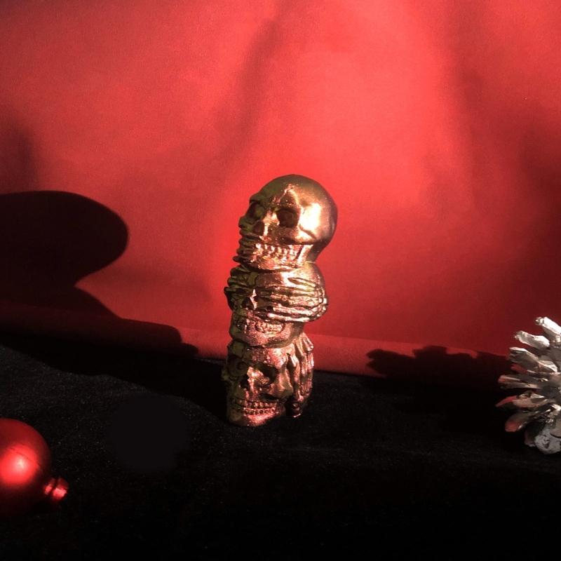 3D Skull Candle Mold,Skeleton Candle Silicone Mold for Candle Making,DIY Resin Crafts Mold for Aromatherapy Candle,Soap