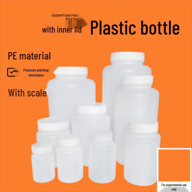 Translucent Plastic Wide-Mouth Sampling Bottle 500ml