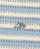 LEE Women'S Scalloped Stripe Knit Light Blue