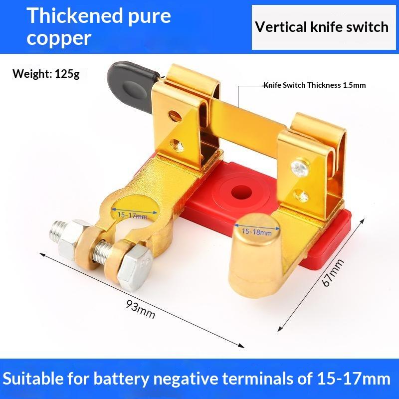 12V 24V Car Battery Terminal Clamp Switch Disconnect Cut Off Isolator Tool Kit Top Post Power Cut Tools