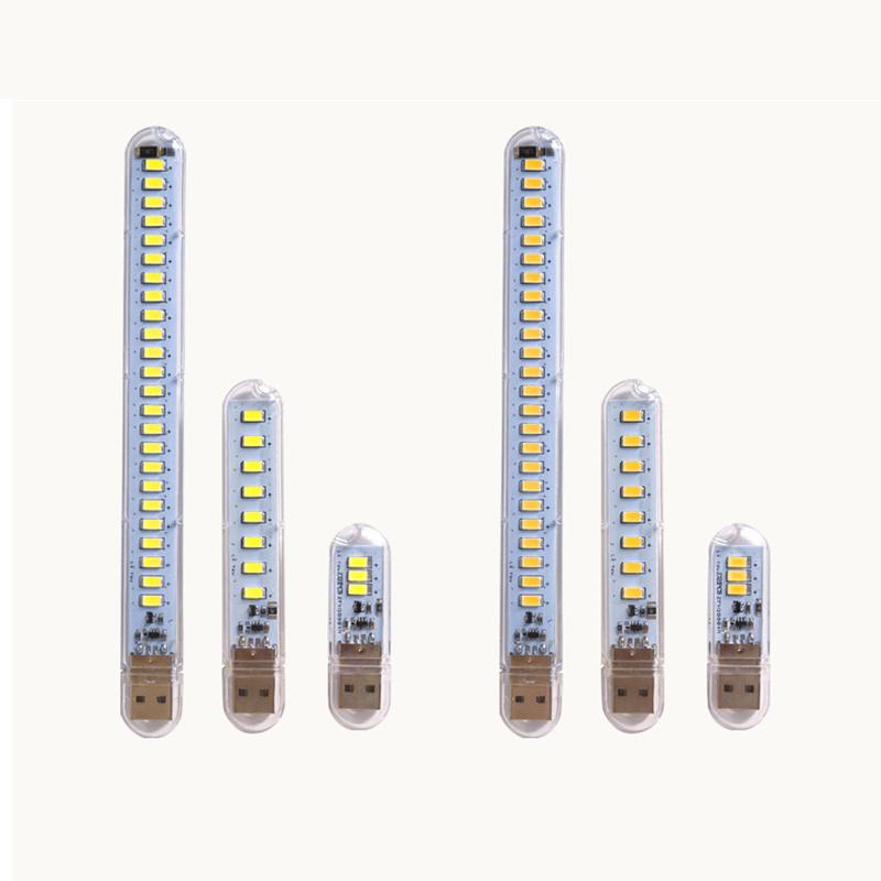 Mini USB Book Light Portable USB LED Lamp Touch Switch Night Light 5V Ultra Bright Reading Lamp For Power Bank Camping PC Laptop