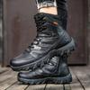 Nieuwe Designer Schoenen Heren Motorlaarzen Antislip Wandelschoenen Buiten Slijtvaste Werklaarzen Prikbestendige Trekking Schoenen voor Man