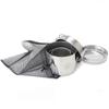 PEAKS&TREES Camping Multi Cooker Set, Stainless Steel, 5 Pieces, Tsubame-Sanjo, Made in Japan