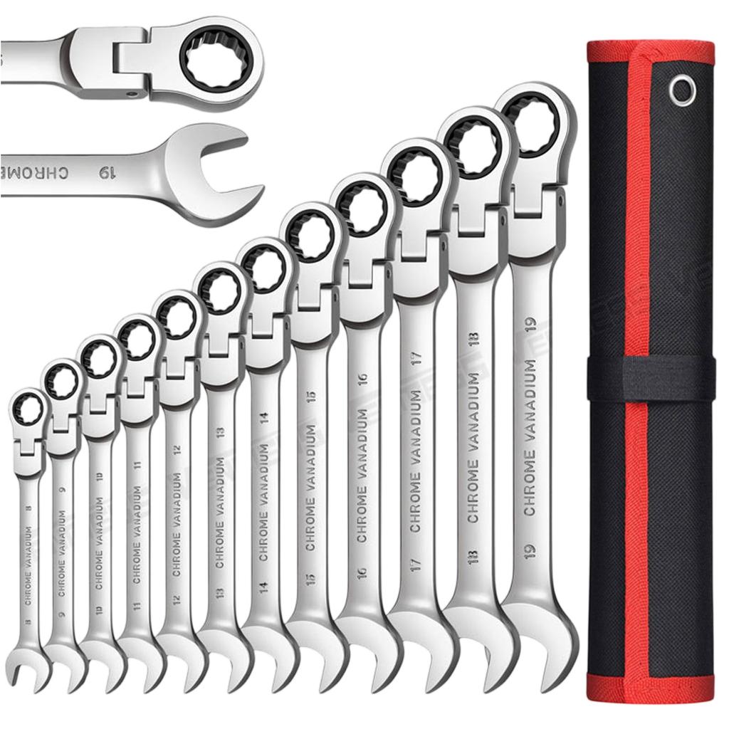 Ratchet Set with Socket Keys, Hand Tool Kit for Home, Auto , and Mechanical Work