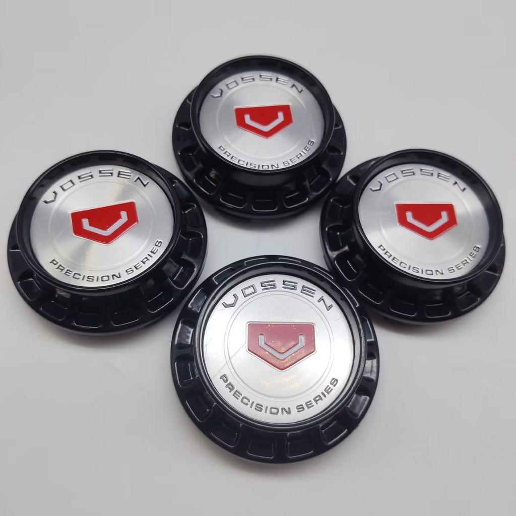 4pcs/set 67MM(OD) 62MM(ID) Car Wheel Center Caps For Vossen Logo Emblem Wheel Hubcaps Auto Rim Hub Cover Badge Car Accessories