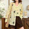 DIMANAF 2026 Women Plus Size New Summer Blouse Shirt Long Sleeve Embroidery Floral Casual Loose Lady Tops Shirts
