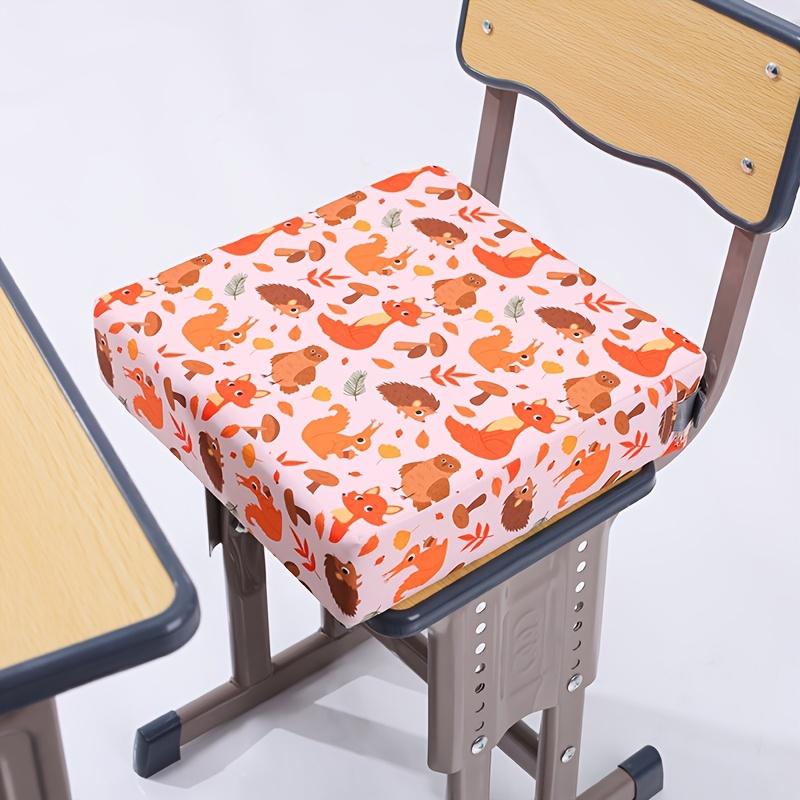 Printed Meditation Floor Pillow Cushion, Portable Thickened Seat Pad with 2 Tie Straps for Locking, Children's Study and Adult Office Use