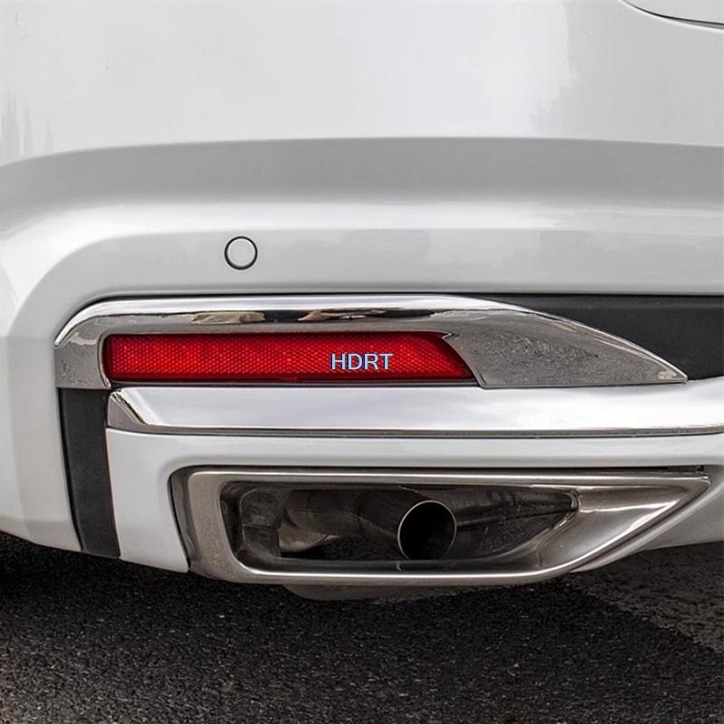 Fit For Nissan Altima/Teana J32 + Car Styling Rear Bumper Fog Light Frame Lamp Cover Trim Protector Decoration Accessories