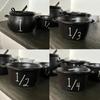 Magical Halloween Kitchen Tools 4 Piece Witch Cauldron Measuring Cups For Baking Candy Party Supplies And Witchcraft Decor