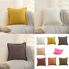 Solid Color Velvets Throw Pillow Case with Tassels Trim Bohemians Style for Living Room Decoration 18x18