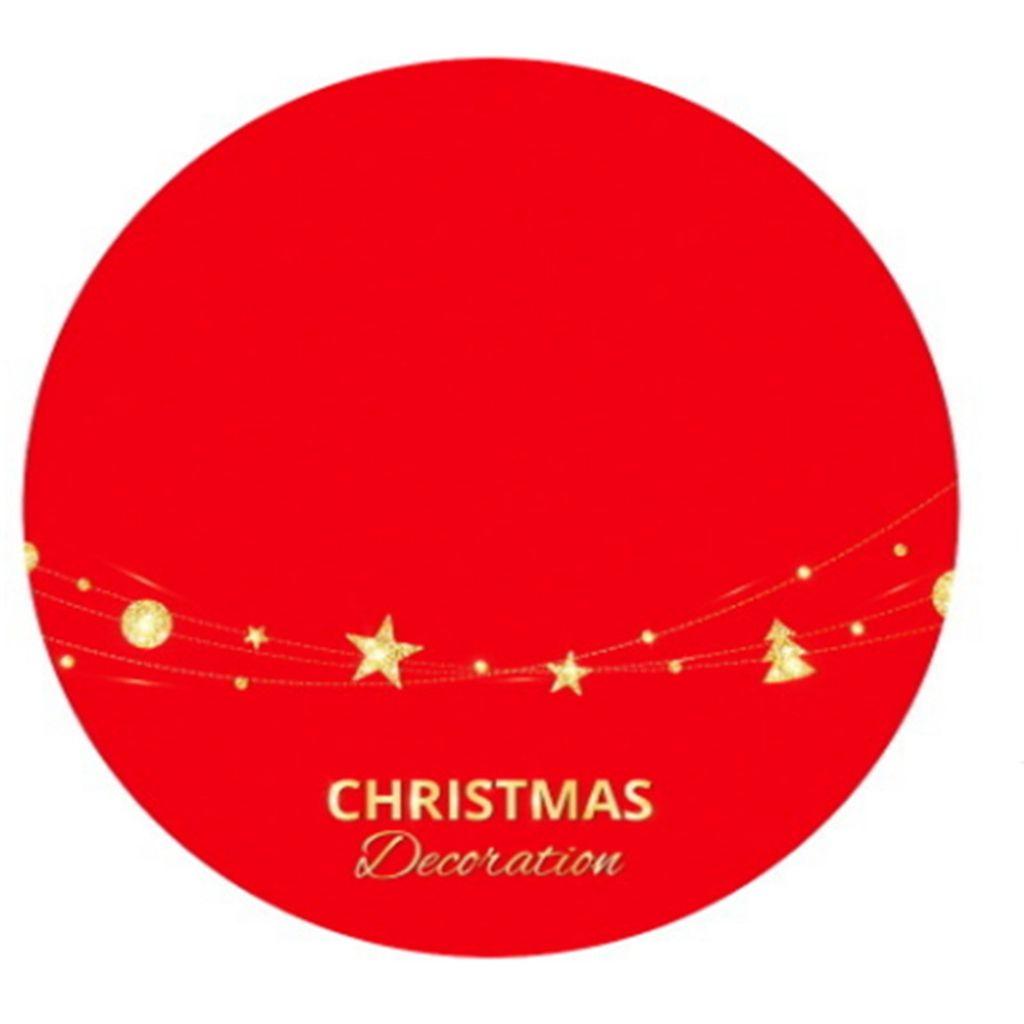 Reuseable 1 Pcs Flannelette DIY New Year Elk Party Supplies Floor Mat Cover Christmas Tree Skirt Xmas Decor Christmas Carpet