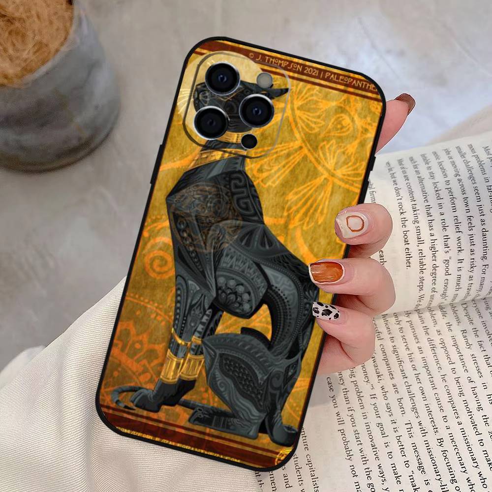 

Арт А-Древний Е-Египет Чехол для телефона для iPhone 17, 16, 15, 14, 13, 12, 11 Plus, Pro Max, Другие Мягкий Черный Чехол iPhone17Pro