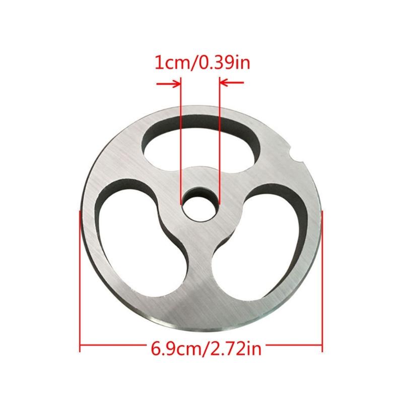 Stainless Steel Meat Grinder Plate Meat Grinder Discs Mincer Plate Meat Grinder Replacement Accessories for Kitchen