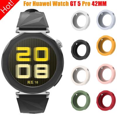 Silicone Protector Case Fall Prevention Colorful Shell Bumper Frame Shockproof Scratch-resistant for HUAWEI WATCH GT 5 Pro 42MM