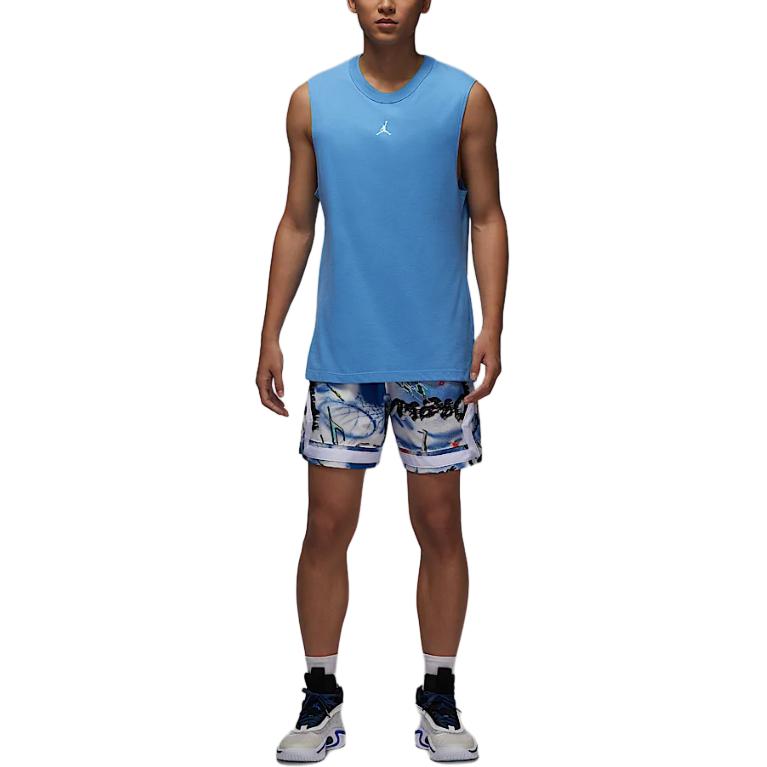 Jordan Sport Dri-FIT Diamond Fashion Comfortable Soft Skin-Friendly Quick-Dry Casual Shorts Men Shorts White Black HF9942-100