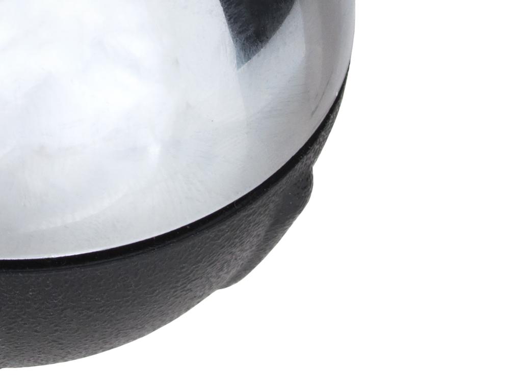 Fiat 500 2007- Gear Shift Knob, Chrome & Black, 5-Speed