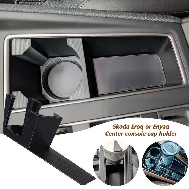 Car Center Console Cup Holder Water Cup Fixing Holders Special For Skoda Elroq Or Enyaq Automobile Cup Storage Tray Accessories