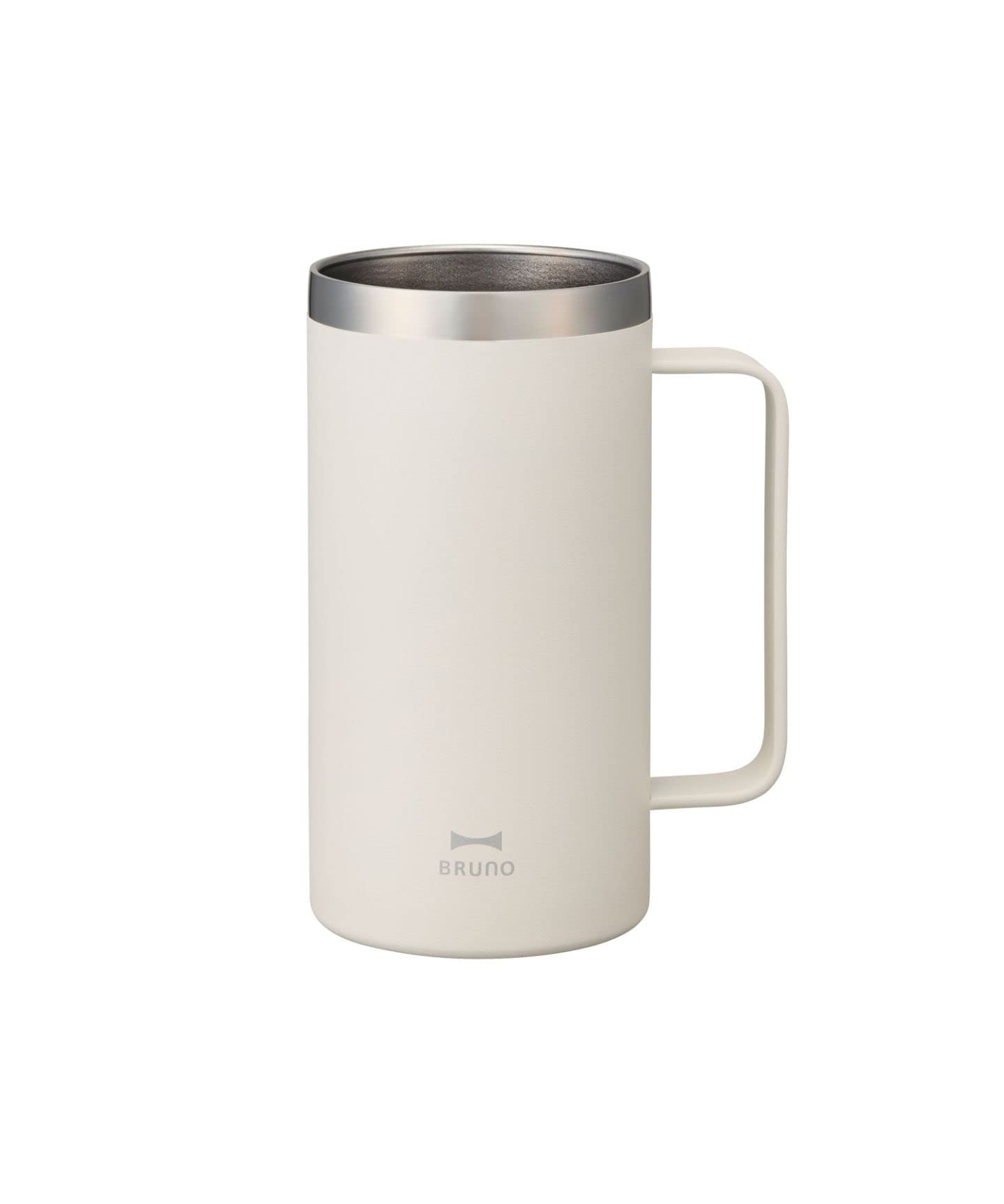 

BRUNO Stainless Steel Tumbler with No Handle, Ivory, Size, BHK295-IV слоновая кость