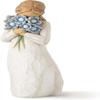 Forget-me-not Hand-Carved and Painted Decorative Ornament