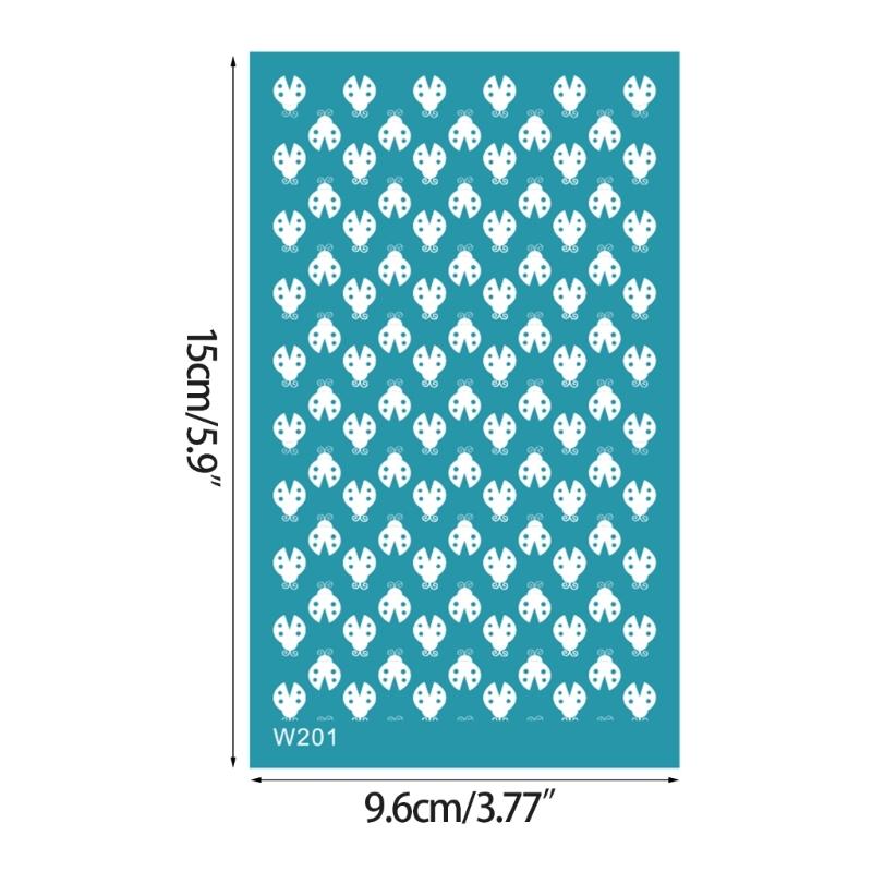 Reusable Silk Screen Stencils for Clay Jewelry Earrings, Texture Sheets for Clay