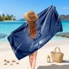 Toronto Maple Leafs Customized Name Text Beach Towel, Soft Absorbent Towel Beach Pool Travel Personal Gift