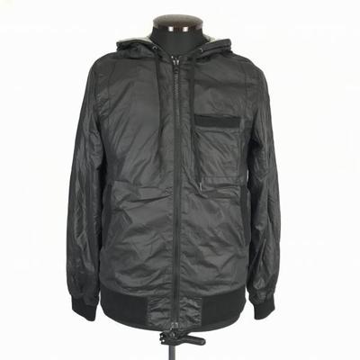 American Rag Cie Cotton Nylon Reversible Parker Blouson Outerwear 1 Men S Black Gray(USED)