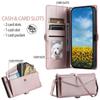 Crossbody Ledertasche für Handy für XiaoMi 14T 13T 12T 11T 10T Mi Poco X7 F7 M7 X6 X5 F6 F5 M6 Pro C75 Klappbörse Karten Tasche Hülle