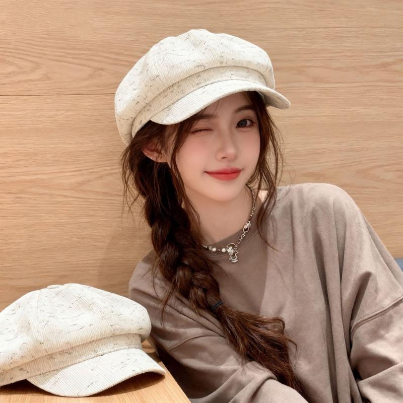 Korean Style Women S Newsboy Octagonal Cap Face Slimming Fashion Hat