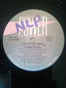 

12inch Record GLENDA PETERS U Do Voodoo Remix Is This Goodb PXD051 Power Records 1986 Canada Dance Electronica Used