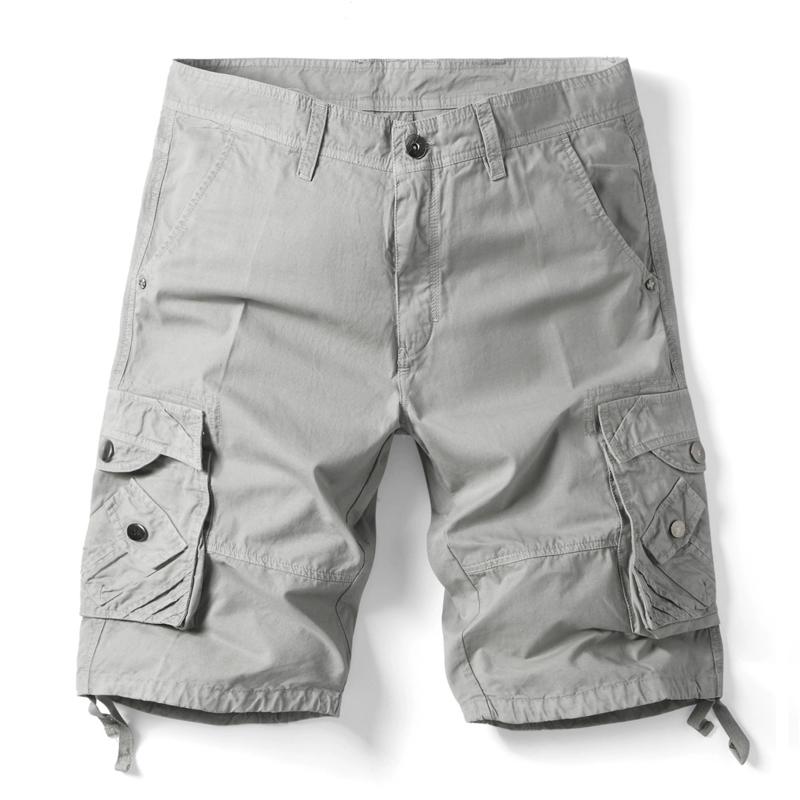 Mens Cargo Shorts Cotton Relaxed Fit Camouflage Camo Cargo Short