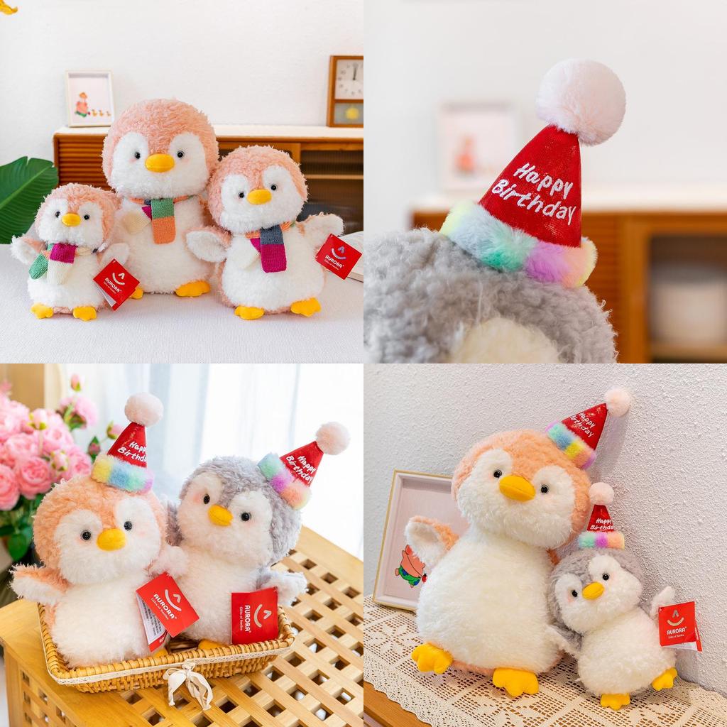 Cute Penguin Plush Toy With Hat Stuffed Animal Doll For Kids Party Penguin Companion Gift Characters)