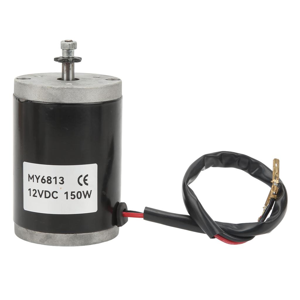Brushed Motor High Speed Large Torsion Low Heat Electric Aluminium 12V 150W for Bike